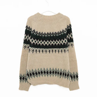 Nordic pattern knit