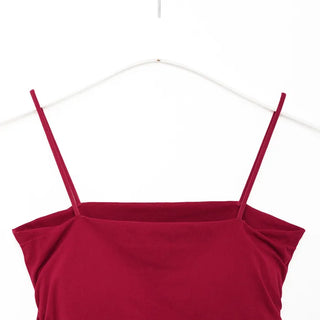 Camisole with shirred cups