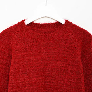 Simple raglan knit