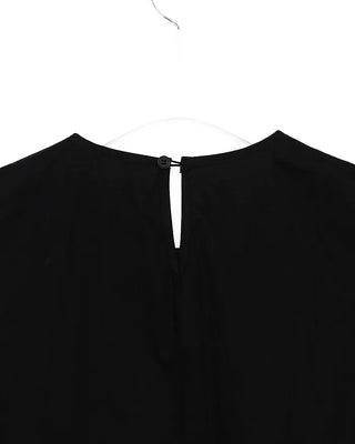Shirred sleeveless blouse