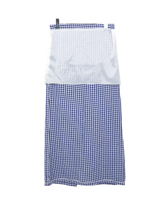 Gingham check maxi skirt