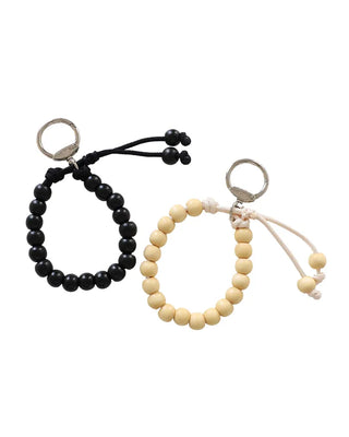 [7th Re-release] (ORIGINAL) Cord Knot Wood Keyring (black)