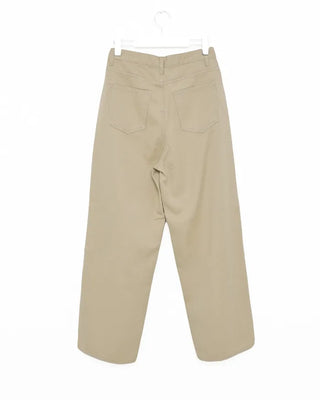 Wide-fit cotton pants
