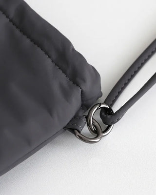 [8th Re-release] (ORIGINAL) Medium Drawstring Shoulder Bag (black)