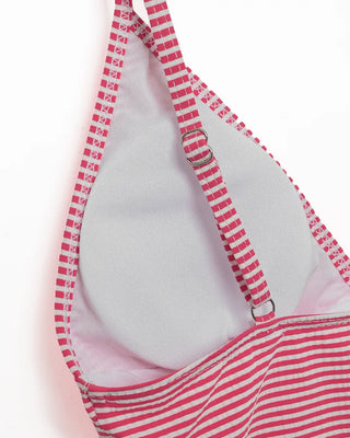 London Stripe Bustier Bikini