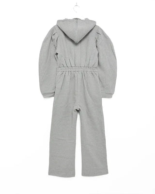 Brushed Half-Zip Jumpsuit