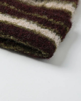Multi-stripe knit cap