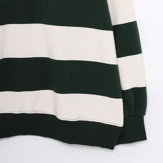 Unisex striped color sweatshirt