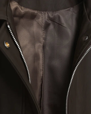 Oversized eco-leather jacket