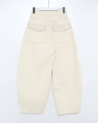 Back check pocket design pants