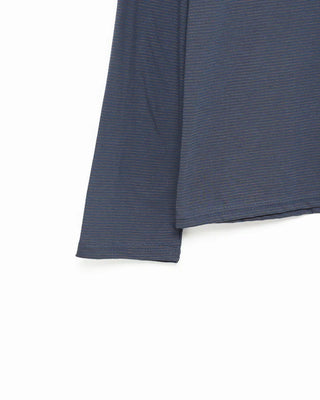 Loose-fit striped long-sleeved T-shirt
