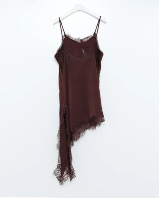 Satin lace camisole dress
