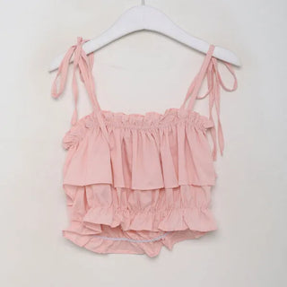 Frilled Crop Sleeveless