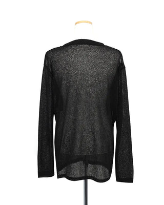 Cutout sheer t-shirt