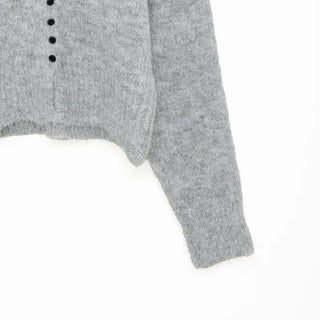 Small button wool cardigan