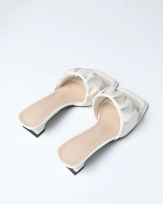 Gathered Sandals