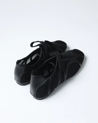 Mesh lace-up sneakers
