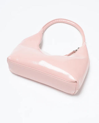 Double Zipper Mini Hobo Bag