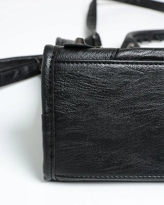 Studded design shoulder bag