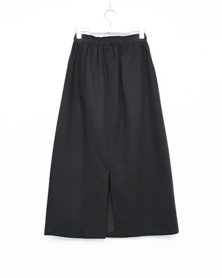 Waist string long skirt