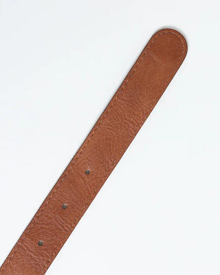 Antique round buckle belt