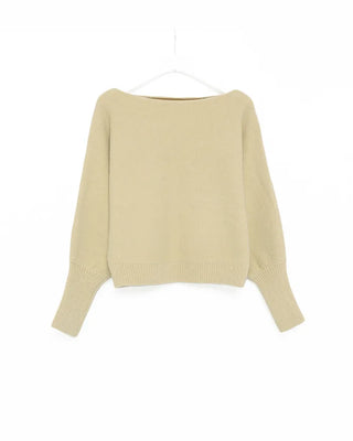 Asymmetrical Shoulder Loose Fit Knit