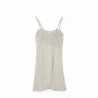 Flower Gathered Mini Camisole Dress