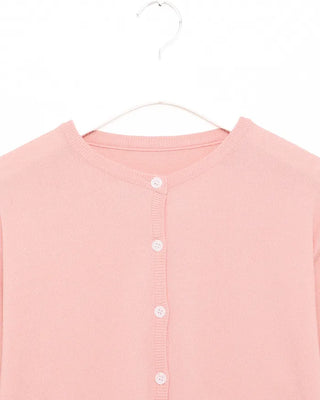 Round neck basic cardigan