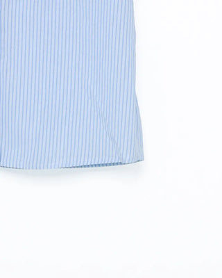 Pencil stripe half shirt