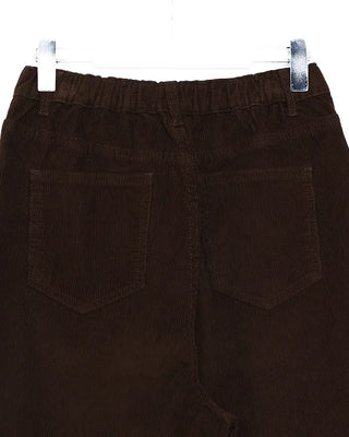 Corduroy back elastic Bermuda shorts