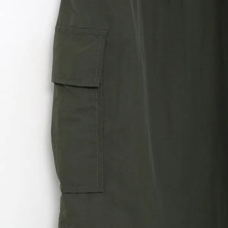Nylon cargo skirt