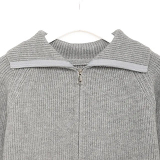 Double zip-up knit