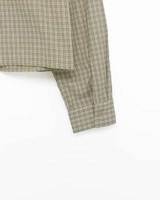 Checked cropped shirt
