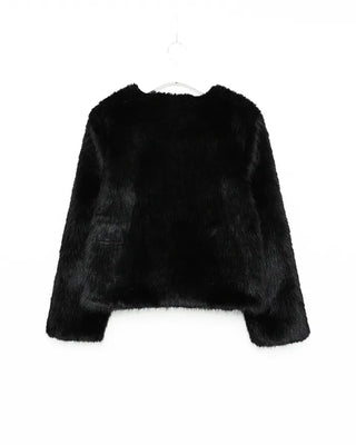 Faux fur jacket