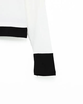Layered long-sleeve T-shirt