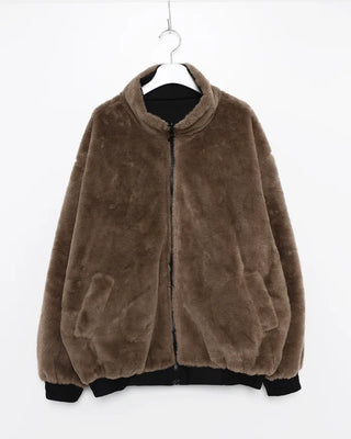 Reversible fur jacket
