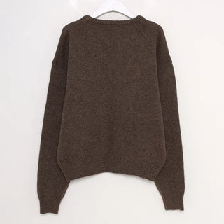 Alpaca V-neck knit
