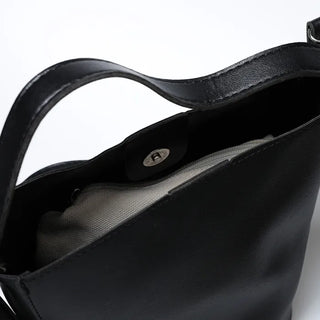 Leather square bag