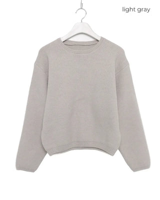 Oversized Round Neck Knit
