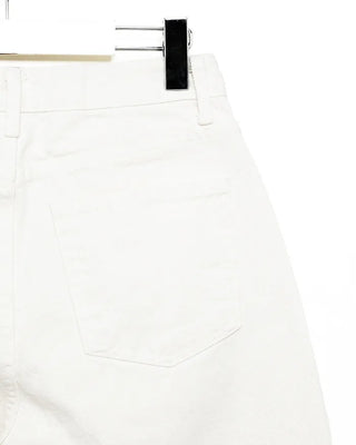 High-waisted balloon cotton pants