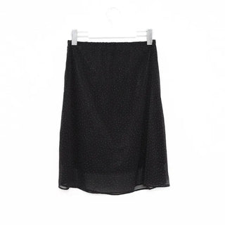 Polka dot chiffon skirt