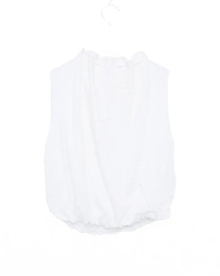 Neck shirring blouse