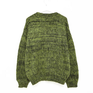 (Unisex) V-neck Melange Cardigan