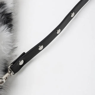 Leopard fur bag