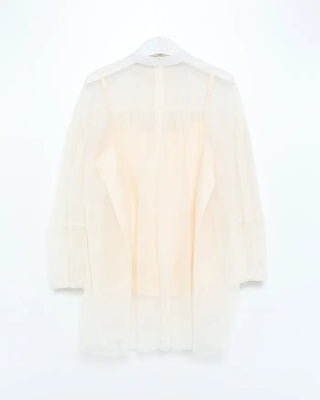 Organza sheer blouse