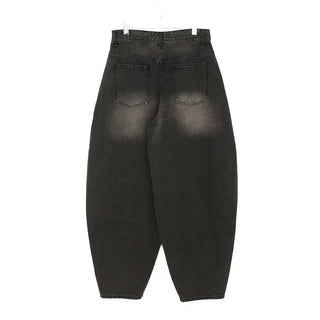 Balloon Washed Denim Pants