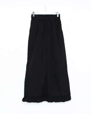 Layered ruffle skirt pants