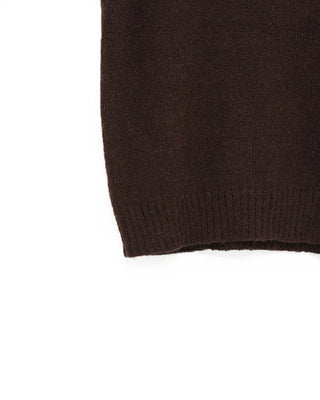 Loose-fitting simple round neck vest