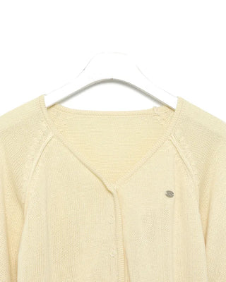 Mini pendant V-neck cardigan