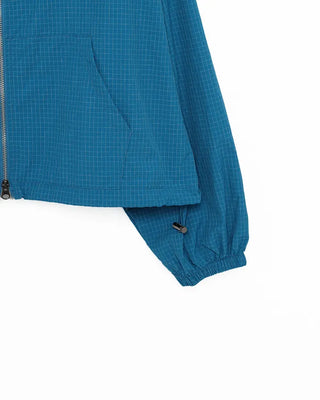 Crop Windbreaker Hoodie